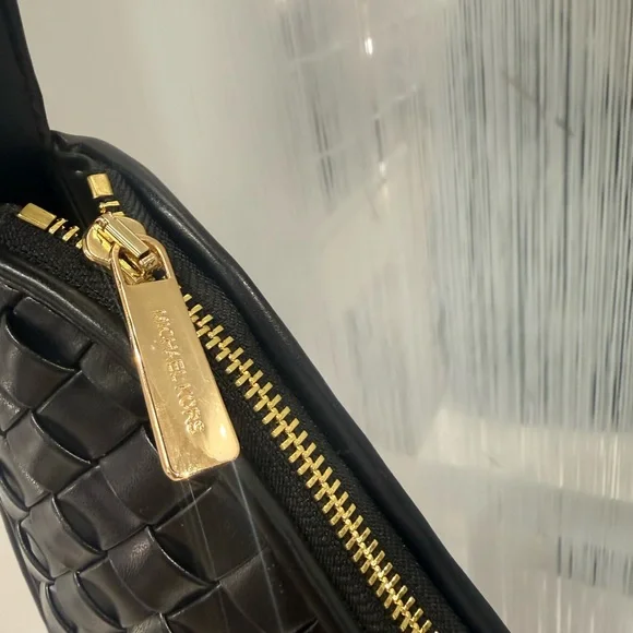 NWT MICHAEL KORS Nayla Medium Hobo Woven Shoulder Bag - Picture 10 of 11